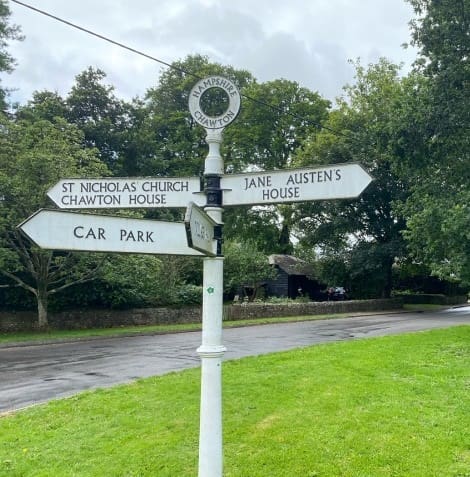 Our Services Header Chawton Road Sign