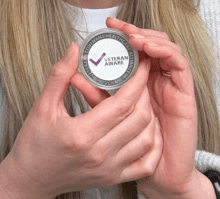 Katie Branczik Awarded Veterans Accreditation Merit Coin